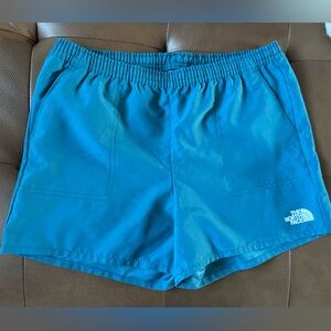 The North Face girls flashdry shorts, teal, XL, new without tags
